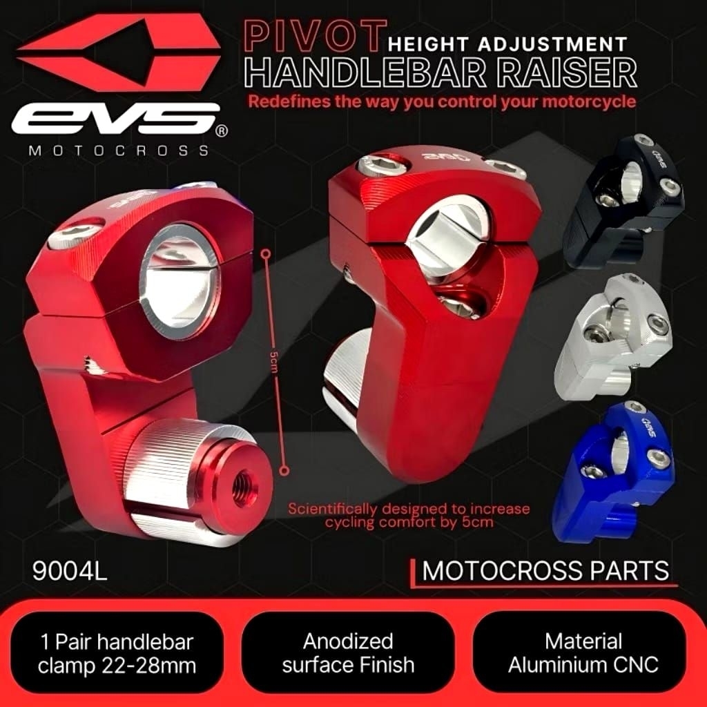 RAISER STANG PIVOT EVS PENINGGI STANG PIVOT BAHAN FULL CNC ALUMINIUM