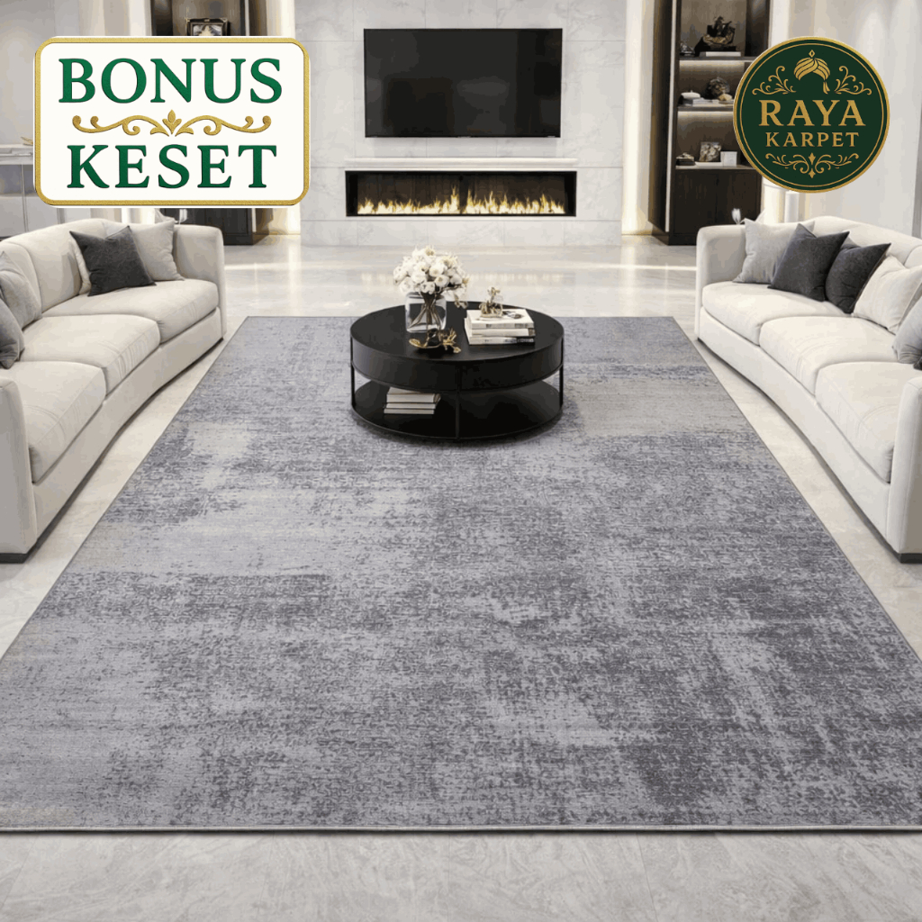 Karpet Ruang Tamu | Karpet Aesthetic 200x300 180x250 120x200 Tebal Premium Raya Karpet