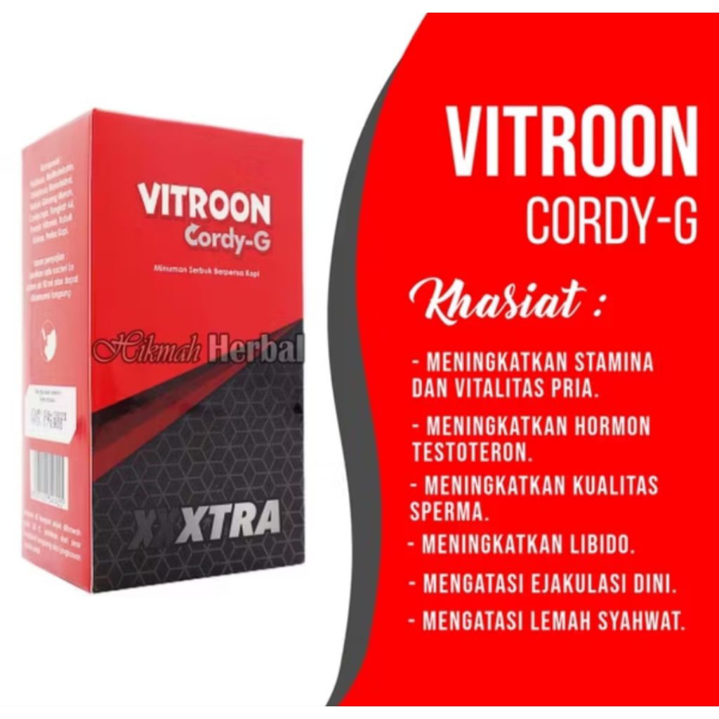 VITROON - (1BOX ISI 5SACHET) - MINUMAN SERBUK RASA KOPI