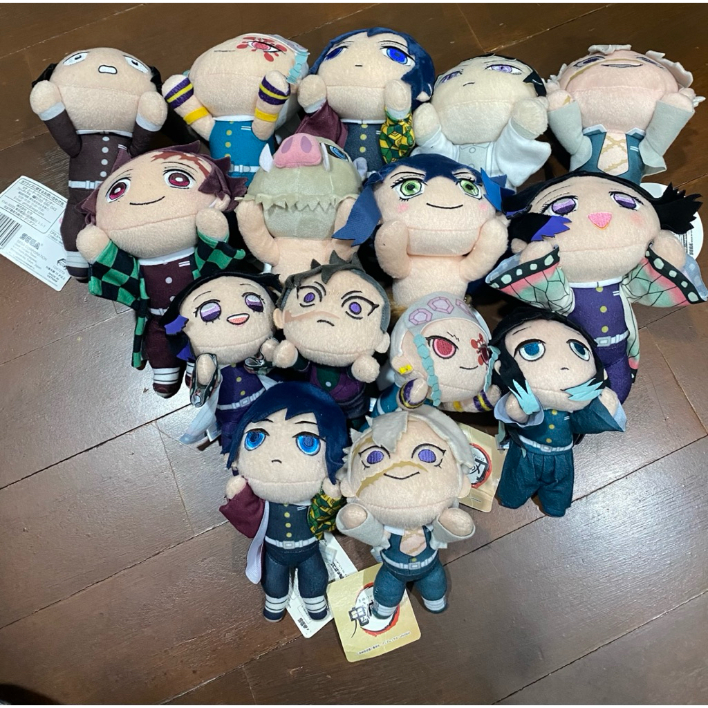 OFFICIAL PLUSH plushie boneka Demon Slayer DS KNY Kimetsu No Yaiba Murata Giyu Yoshiro Inosuke Shino