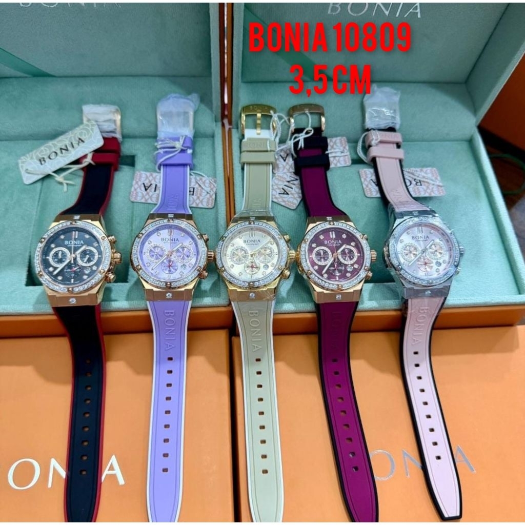 JAM TANGAN WANITA BONIA ORIGINAL BNB 10868/ B 10809 / B 10839 GARANSI RESMI/JAM BONIA CEWEK ORIGINAL