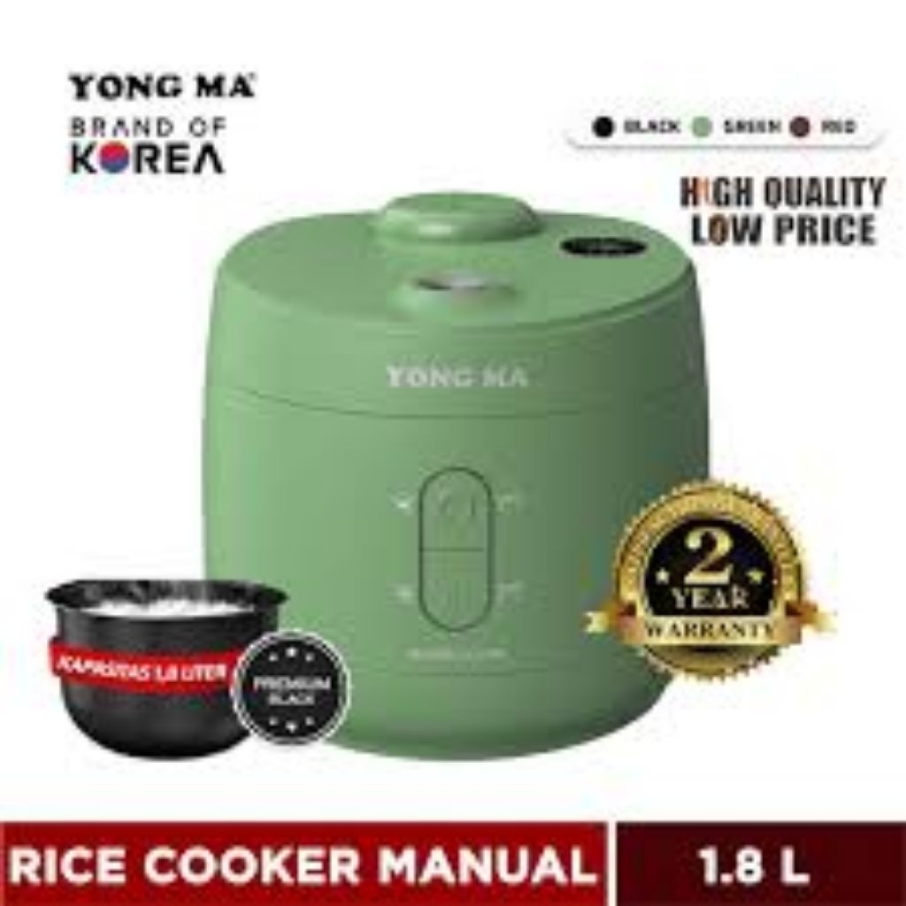 MAGIC YONGMA MANUAL 1.8 L/RICE COOKER YONG MA MANUAL 7083