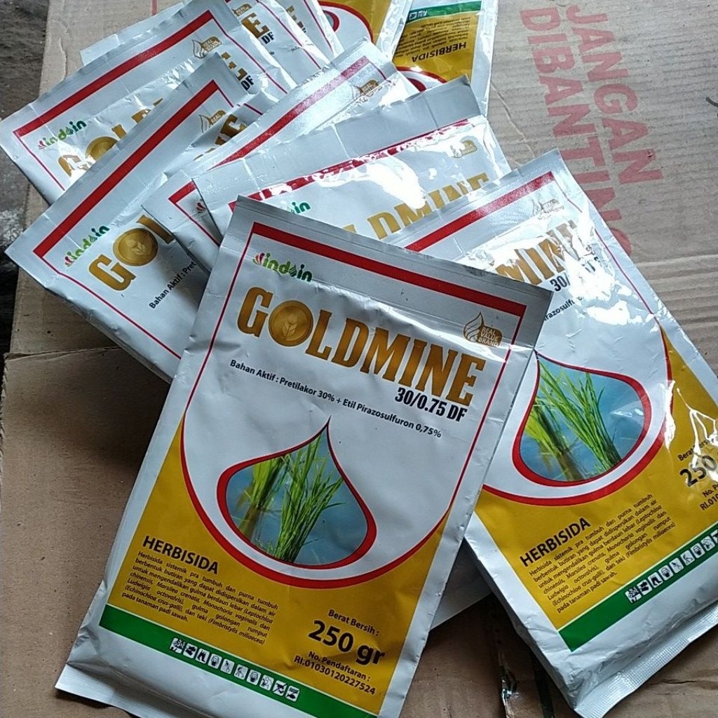 Herbisida Pra Tumbuh dan Purna tumbuh Goldmine