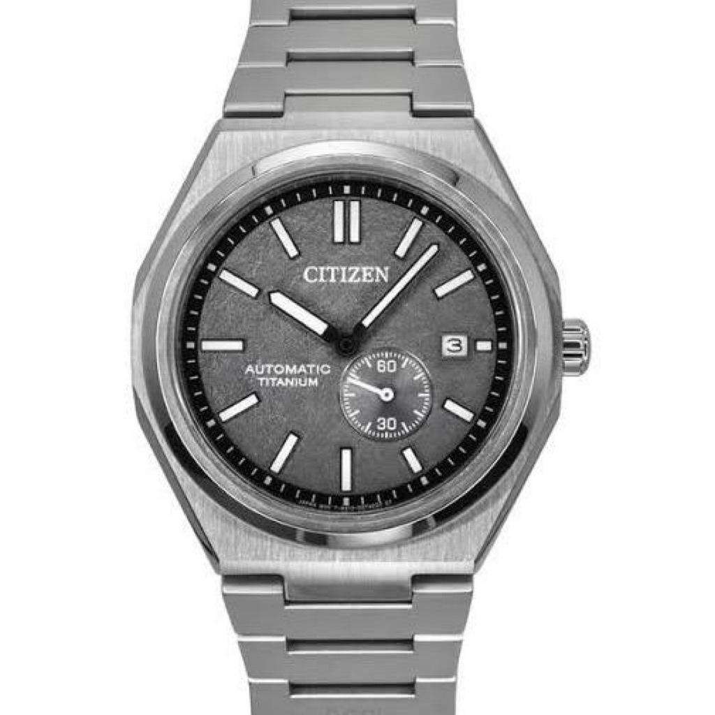 Citizen Zenshin Super Titani-um Grey Dial Automatic NJO180-80H 100M Men's watch. jam tangan citizen