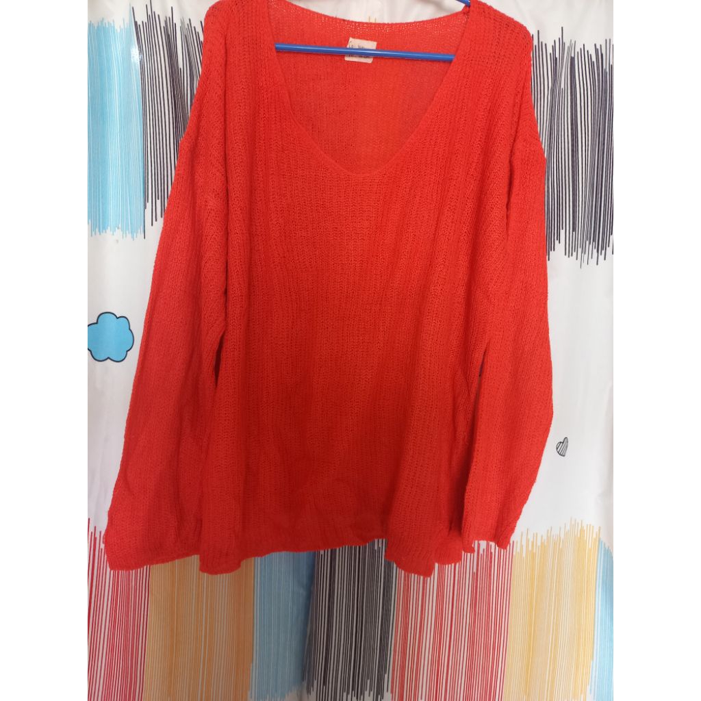 preloved baju knit oversized Jumbo wanita