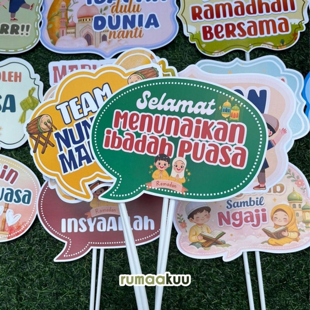 Rumaakuu Properti Photobooth Ramadhan – Papan Karnaval Tema Ramadhan