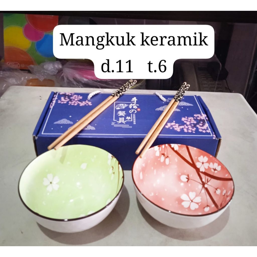 Set mangkuk keramik kecil(2 pcs)