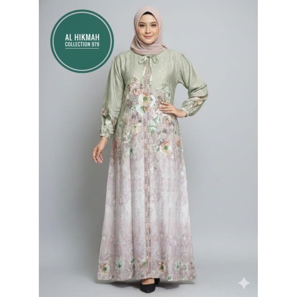 AL HIKMAH COLLECTION Gamis Dress Eksklusif Update Terbaru 2026 Nyaman Luxury Cantik Simpel Kekinian 