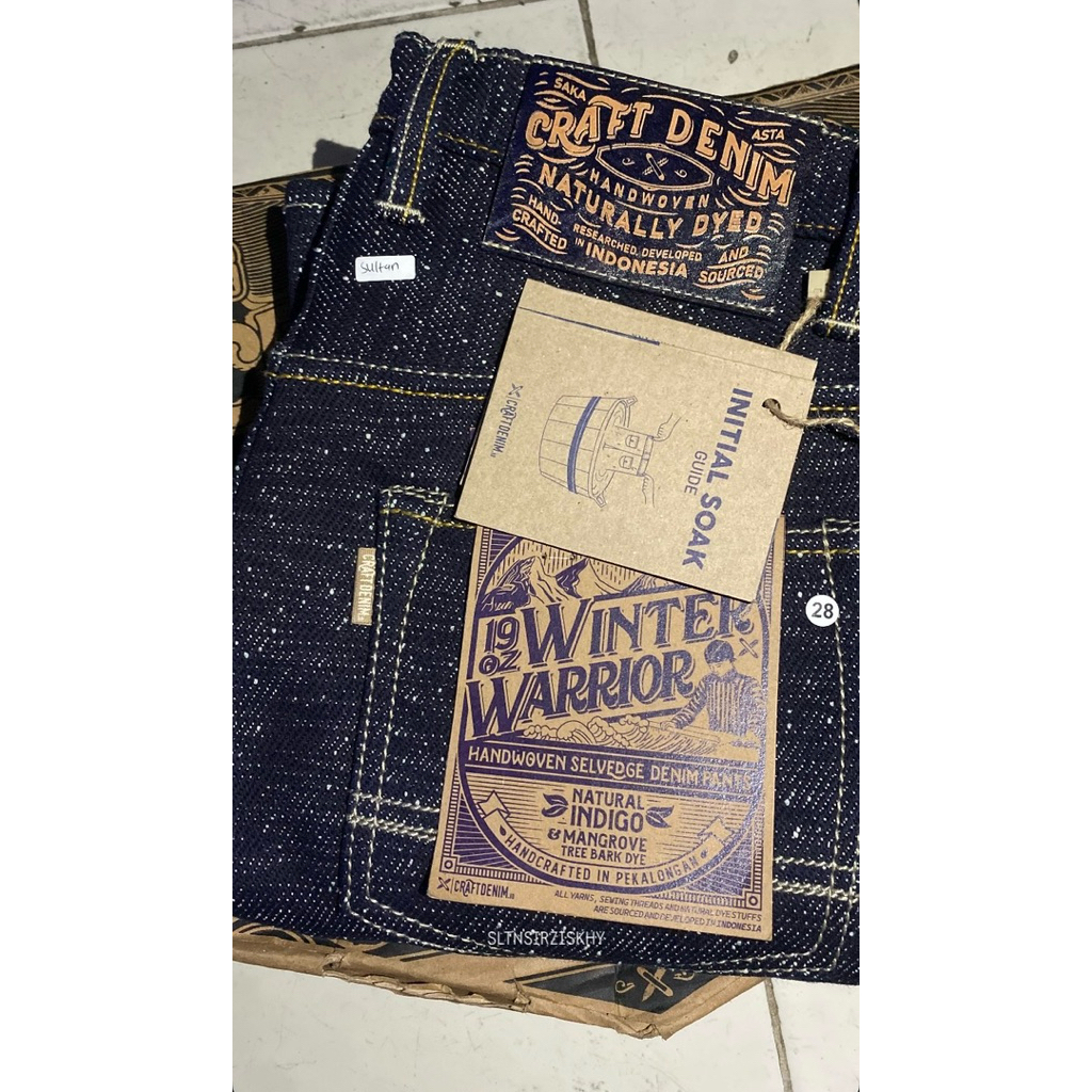 denim selvedge by craft denim winter warrior 19oz