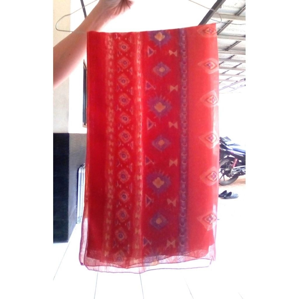pashmina sifon motif batik