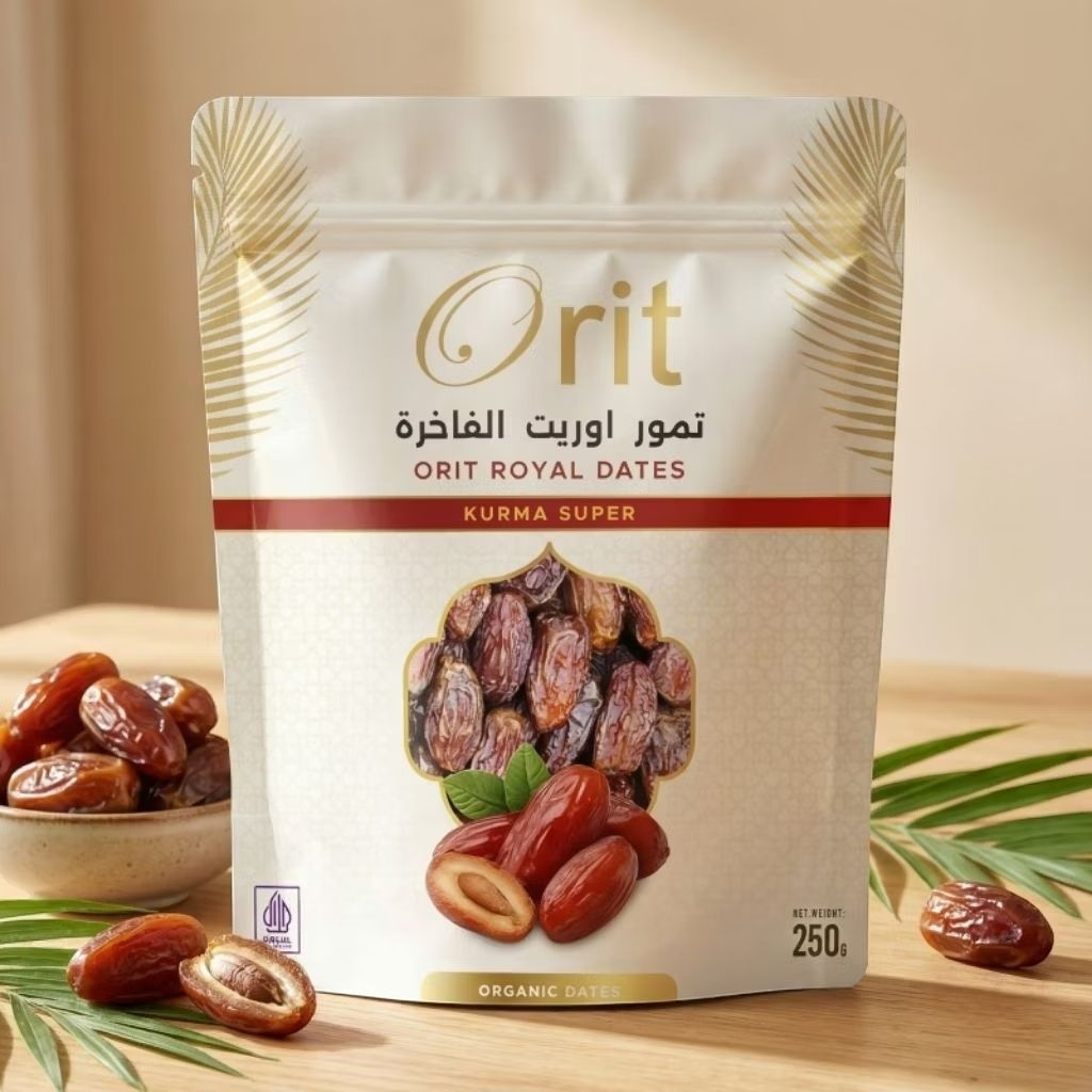 Zifara_Kurma Kurma Orit Royal Dates 250gr Kurma Super Organic Dates