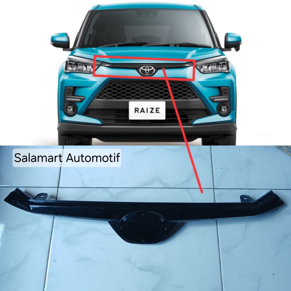 list grill depan toyota raize
