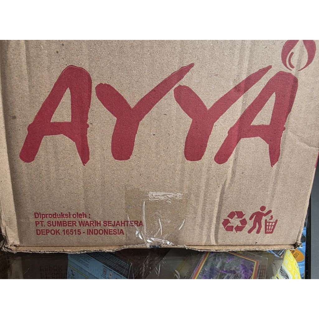 Air Minum Ayya Mineral 220 ML Air Gelas 1 Dus