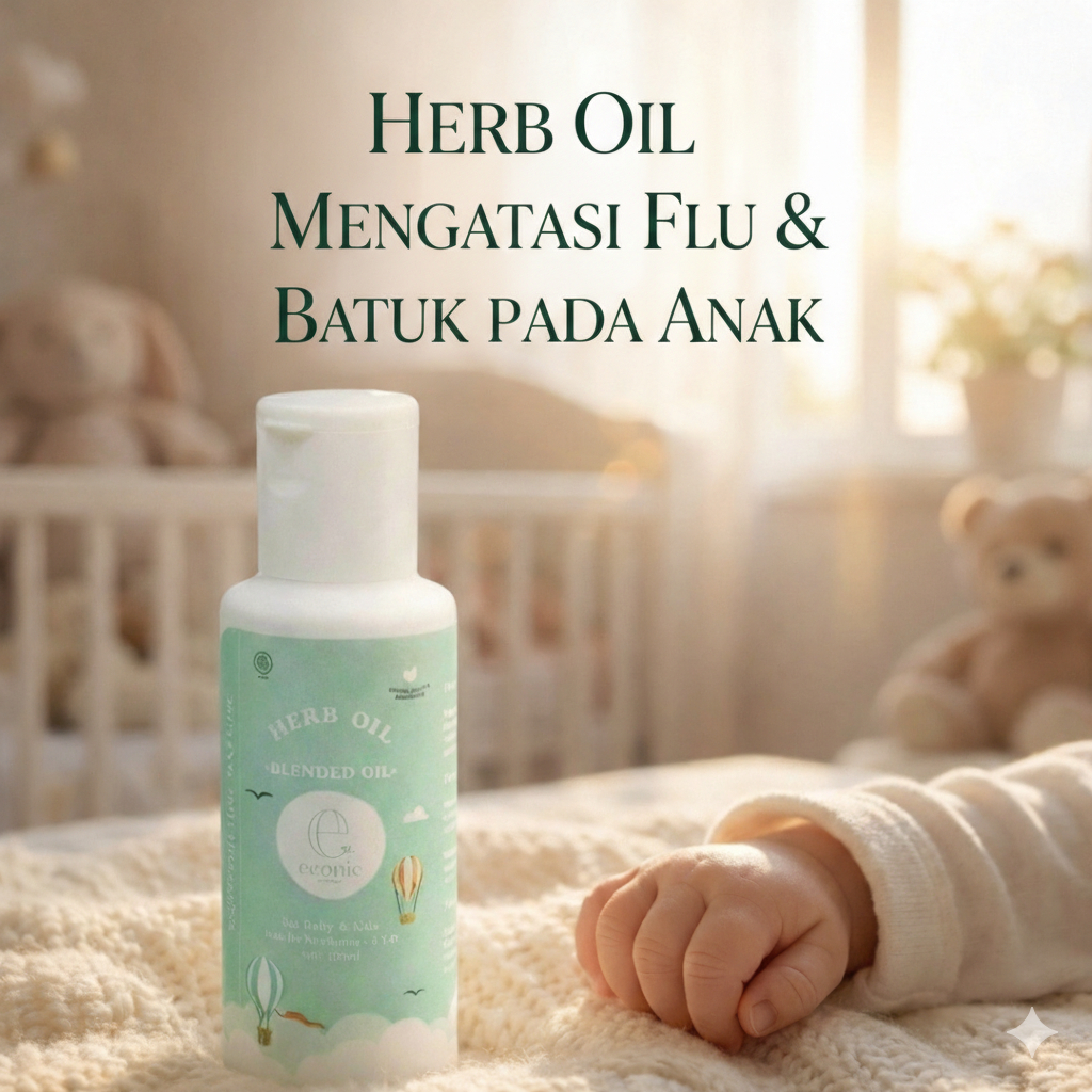 ECONIC | MEDICATED OIL | Minyak Medicated Oil Original | Minyak Herbal - Medicated Oil 100ml
