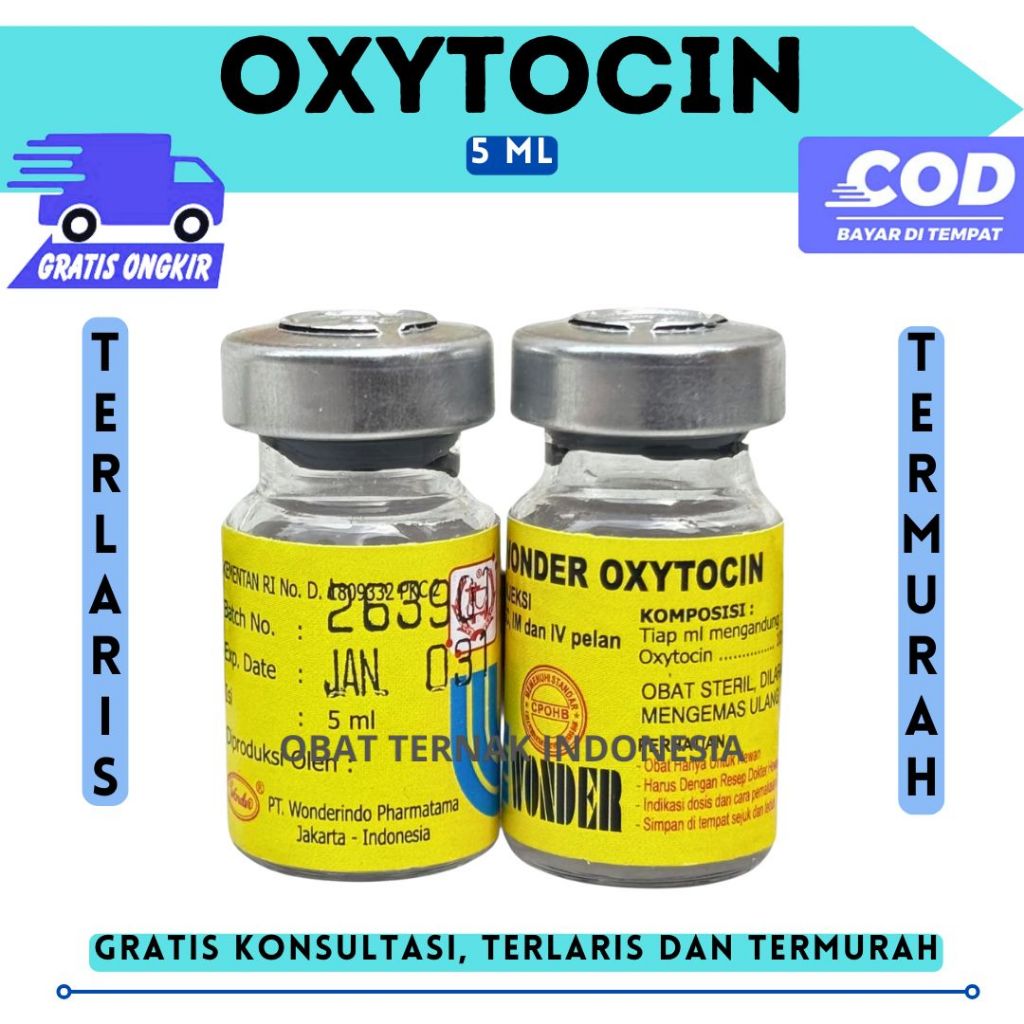 WONDER OXYTOCIN 5 ML – Untuk Kesehatan Hewan
