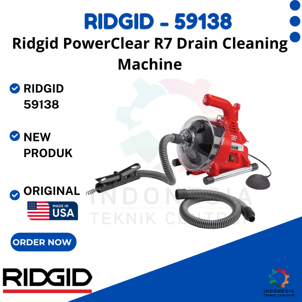 Ridgid PowerClear R7 Drain Cleaning Machine-59138