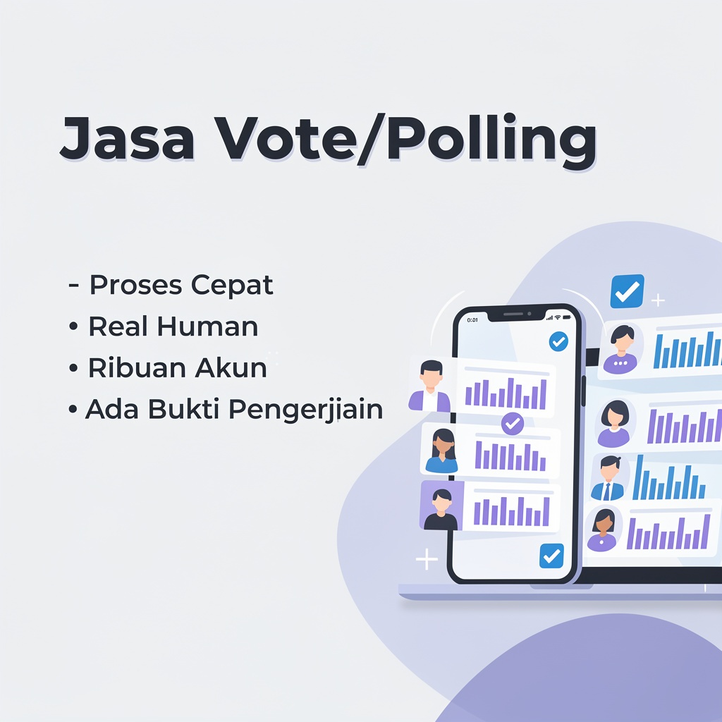 Jasa Vote Instagram/Jasa Polling/Vote Sosmed