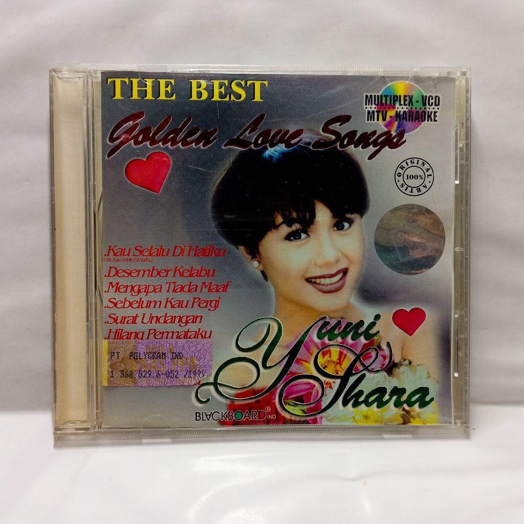 VCD The Best Golden Love Songs Yuni Shara
