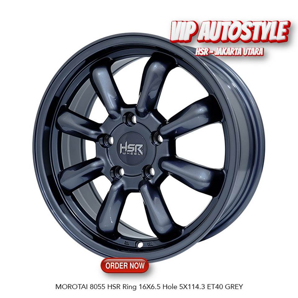 paketan ban + velg racing Ring 16 Untuk serena rush terios ertiga HSR MOROTAI HSR Ring 16X65 ET40 GR