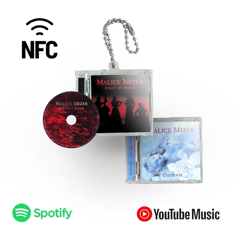 Malice Mizer TapTap Mini CD Album NFC Keychain Visual-kei J-rock Merch Gahcapon Fanmade Ujibox
