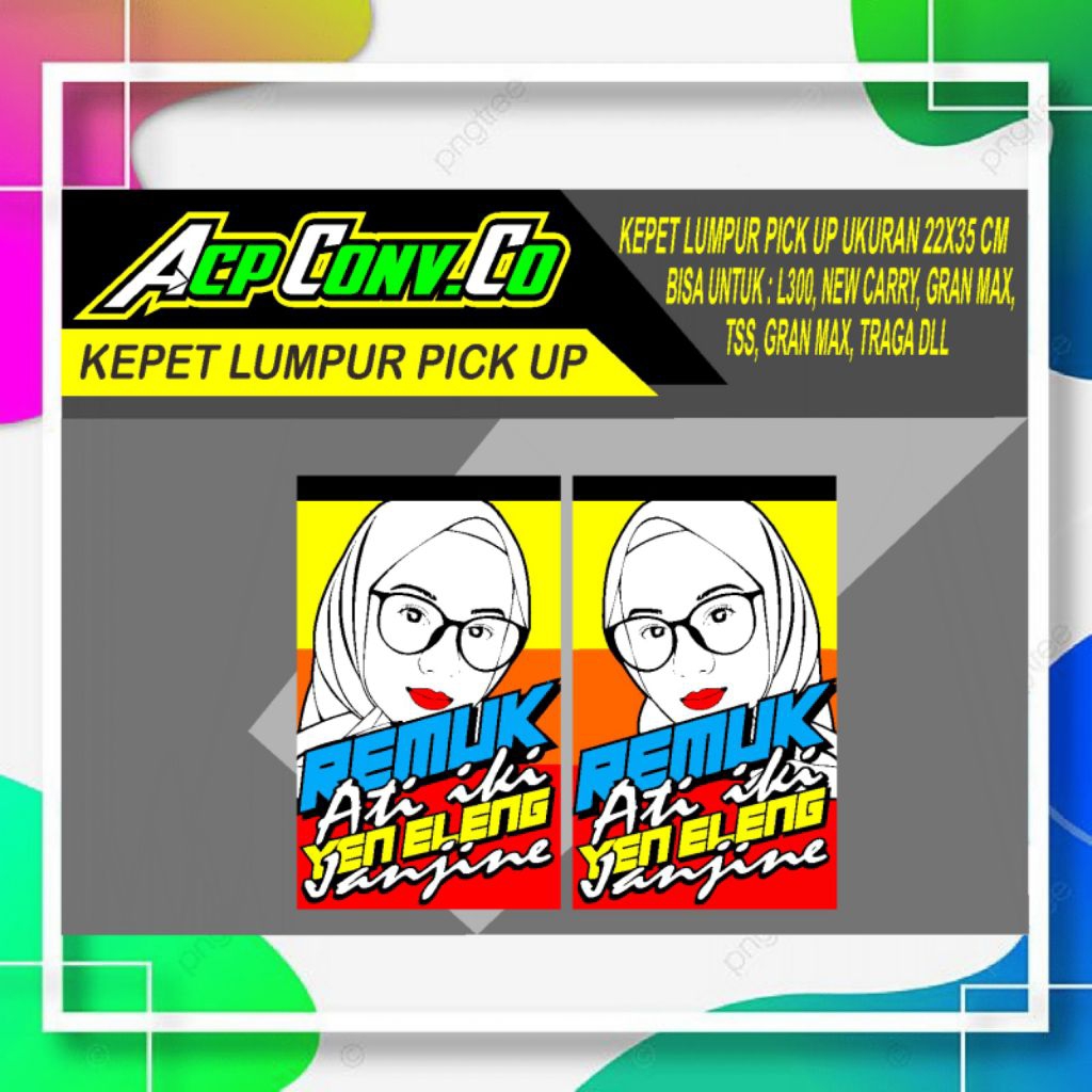 Kepet Lumpur Pick Up 1 Set Kanan Kiri Bebas Request