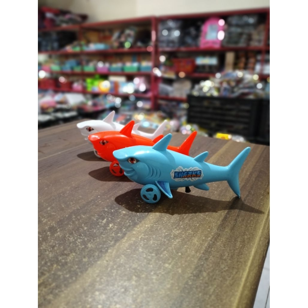 MAINAN IKAN HIU TARIK MELAJU VIRAL / MOBIL MOBILAN BENTUK IKAN HIU