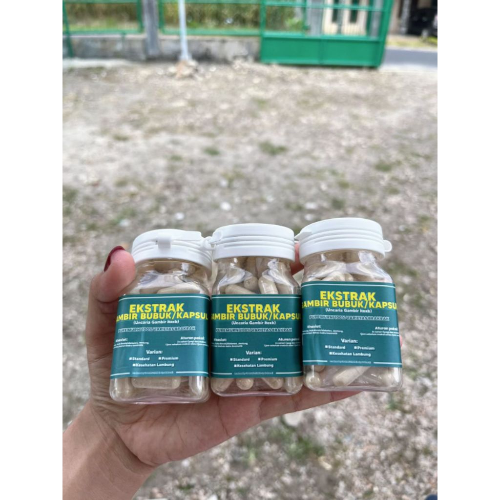 Gambir Kapsul Obat Herbal Alami