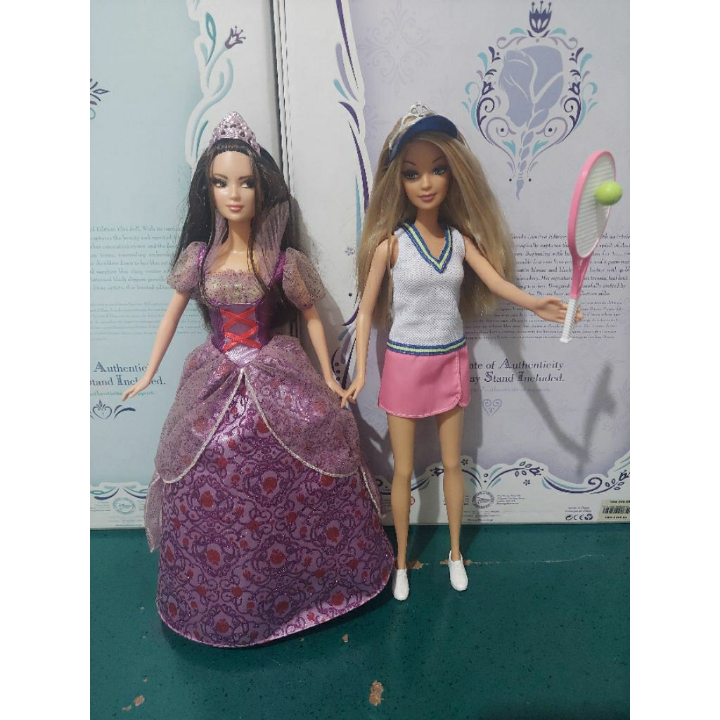 Paket 2 Barbie Fashion Fever Make Up Chic Kayla, Barbie Asli Mattel Original