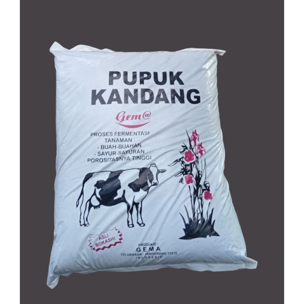Media Tanam PUPUK KANDANG  Gema @ ASLI BOKASHI