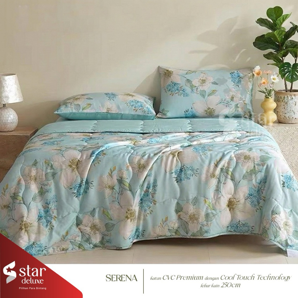 Sprei Set Bedcover Katun Lokal King Quen 180x200 | Adem Paling Laris Favorite