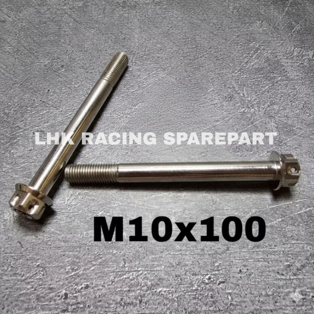 baut probolt stainless 304 10x100 drat 14 panjang 10 cm