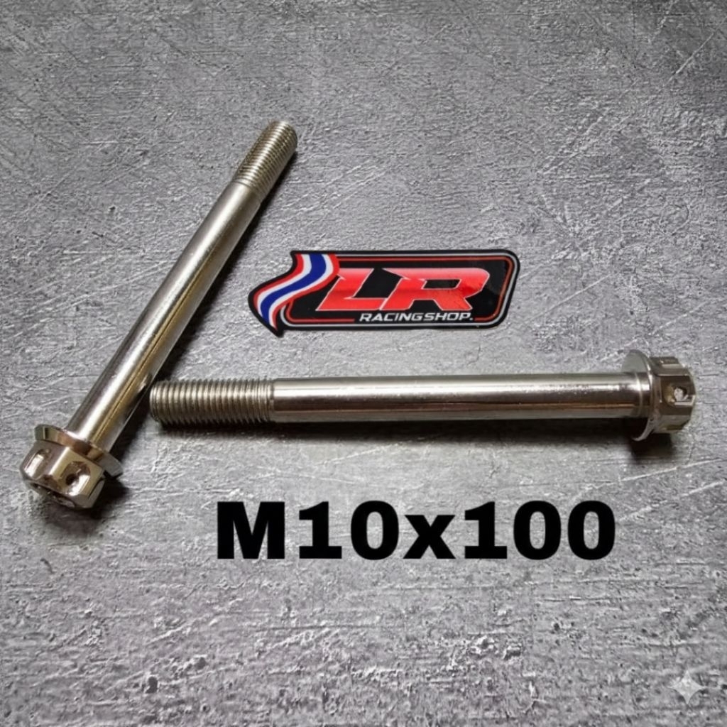 baut probolt stainless 304 10x100 drat 14 panjang 10 cm