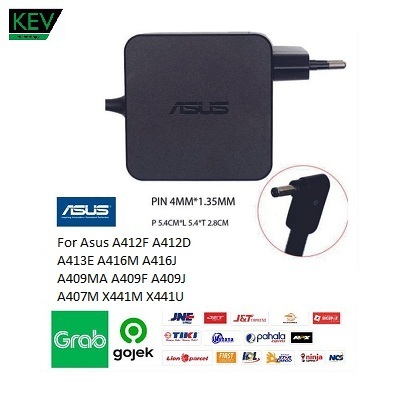 Charger Laptop Asus A412F/A412D/A413E/A416M/A416J/A409MA/A409F/A409J/A407M/X441MXX441U X441B Origina
