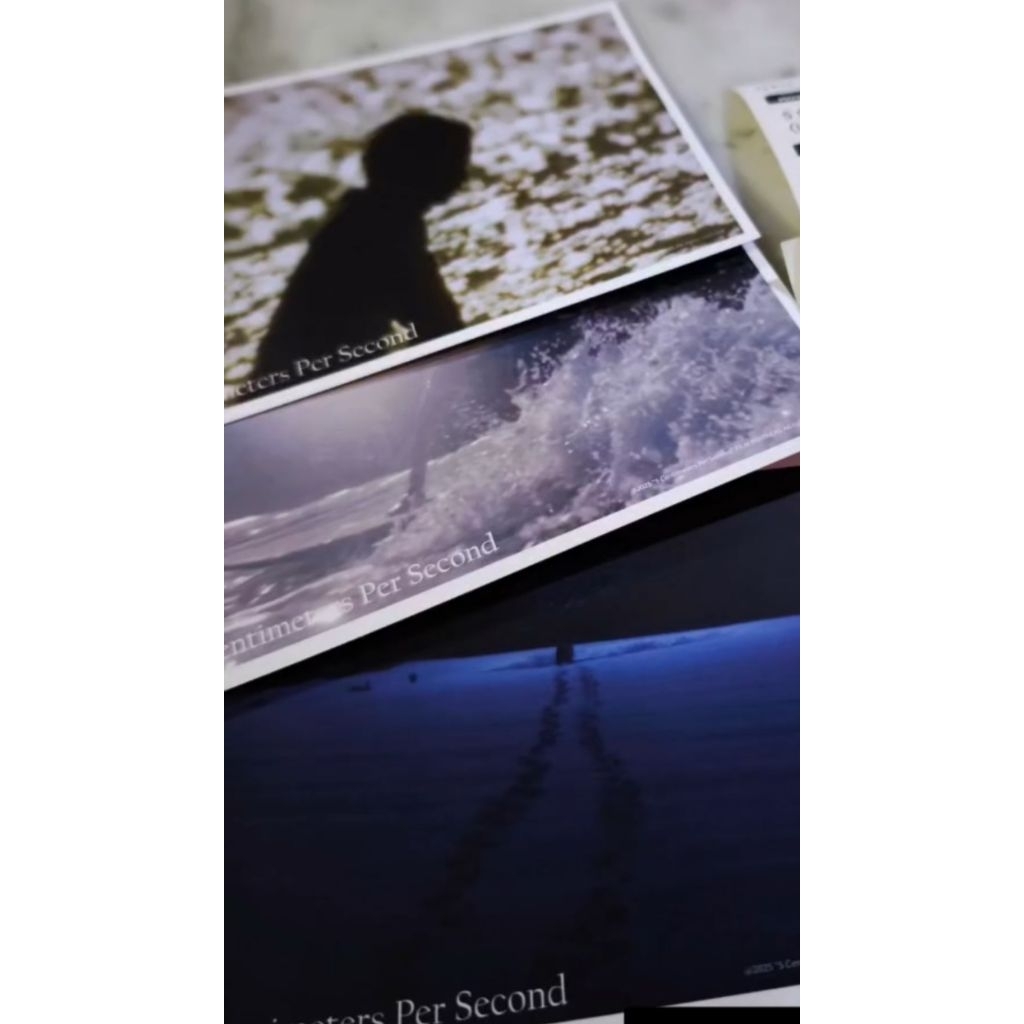 Bonus Merch CGV Poscard Set 5 centimeter per second live action