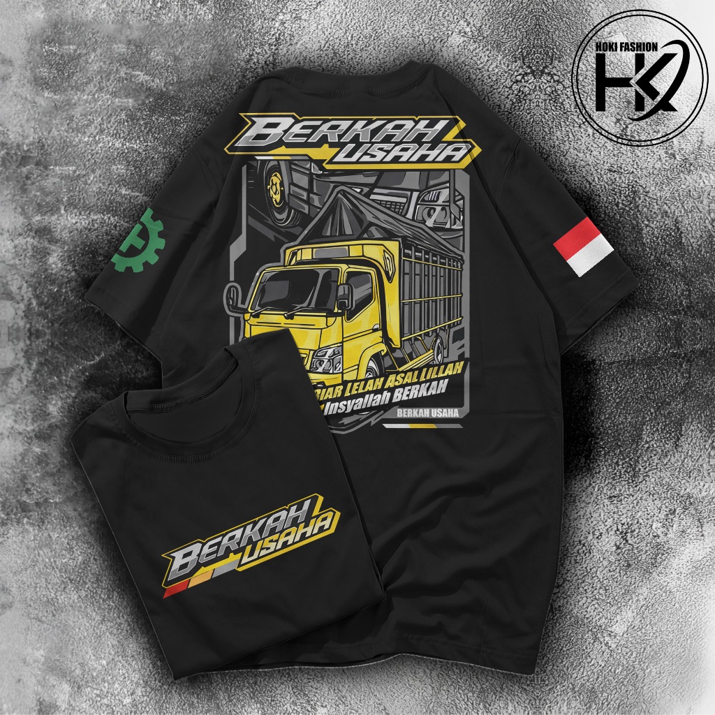 T-shirt Kaos Truk Canter Distro, Driver Canter Kaos Driver Muda | Baju Kaos Pria Motif Mobil Truk |