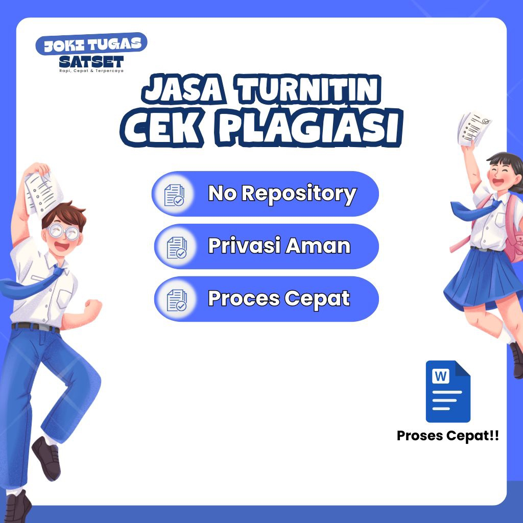 JASA CEK PLAGIASI TURNITIN