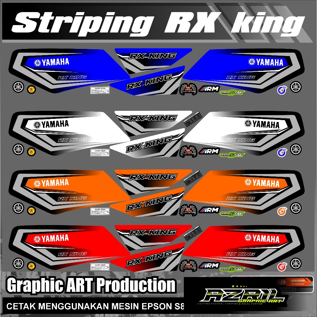 List Yamaha RX KING, Striping RX King