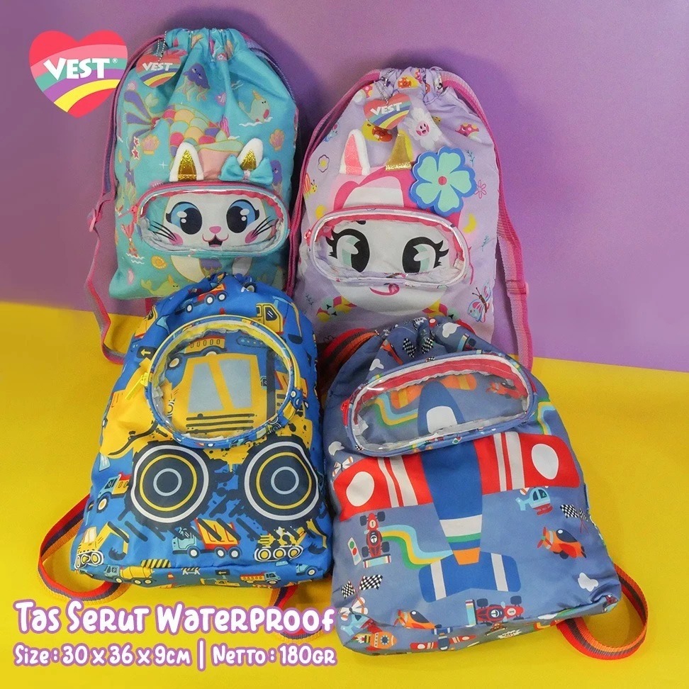 TAS SERUT VESTLITE WATERPROOF RENANG SPORTS HIKING TAS SERUT ANAK