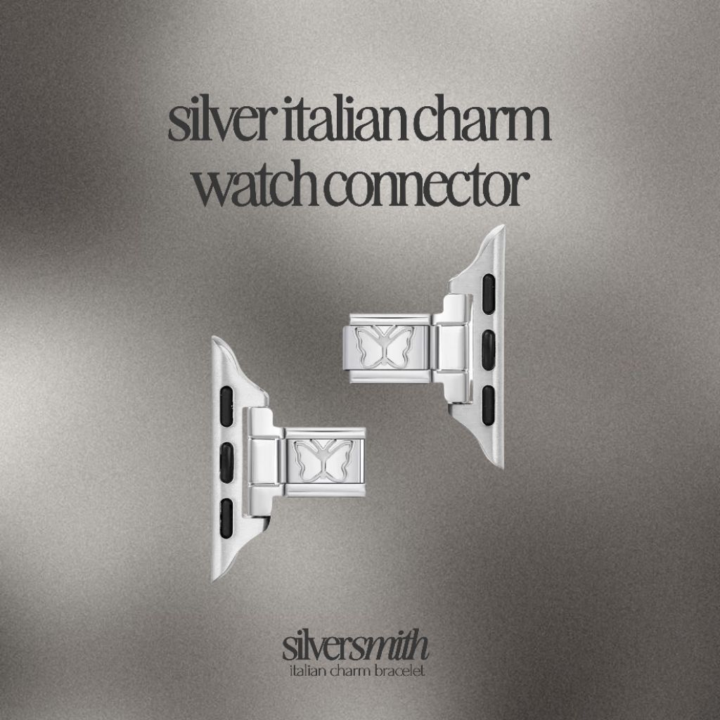 Silversmith Silver Italian Charm WATCH CONNECTOR