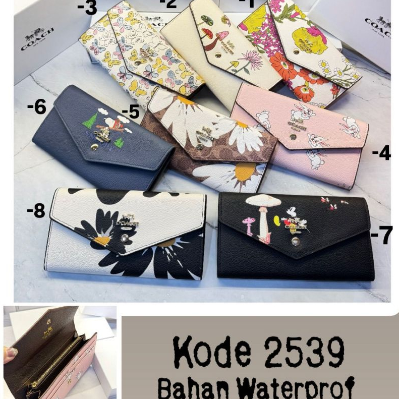 Dompet Panjang Wanita Model Amplop Free Box