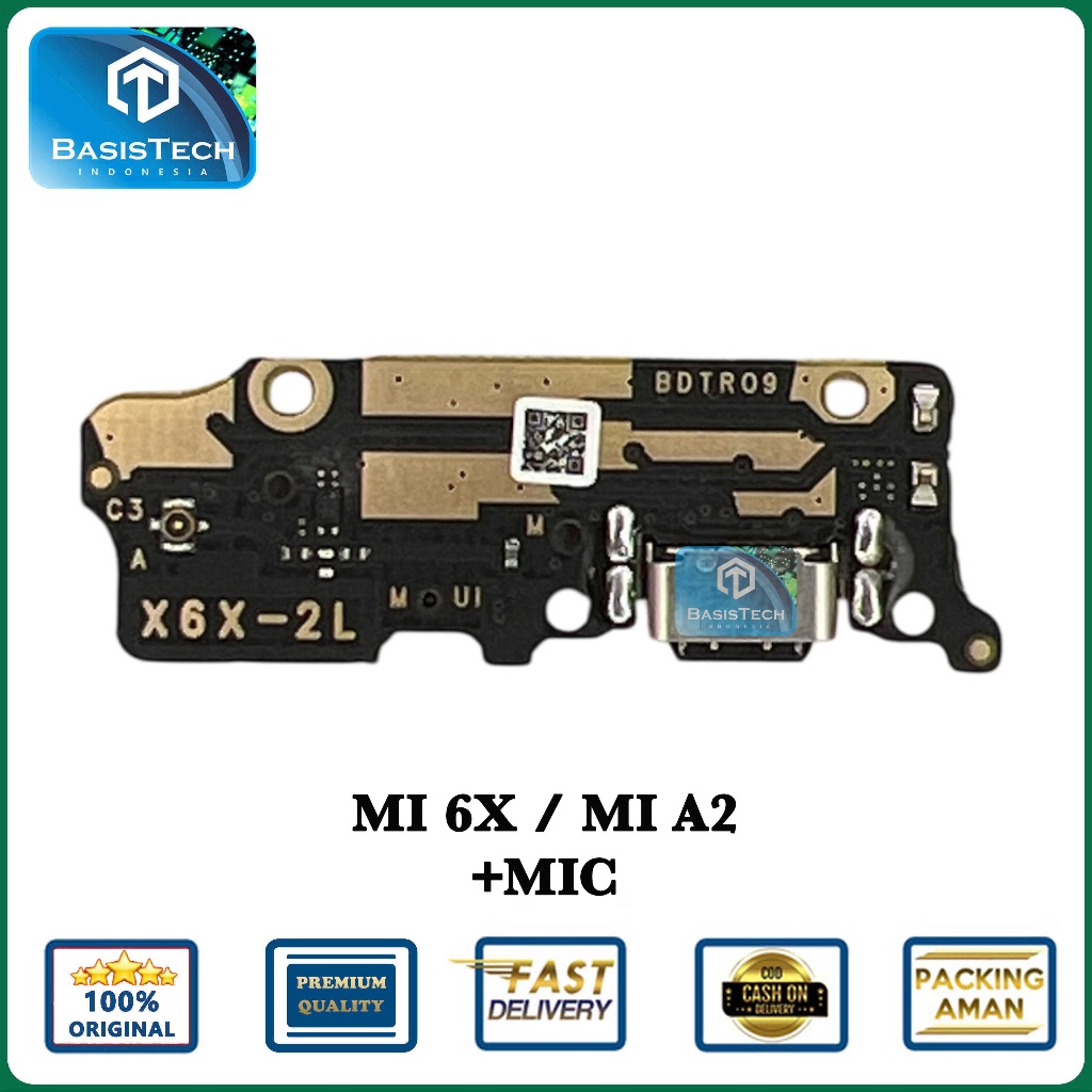 FLEXIBLE KONEKTOR CAS CHARGER FOR XIAOMI MI 6X - MI A2 ORIGINAL QUALITY