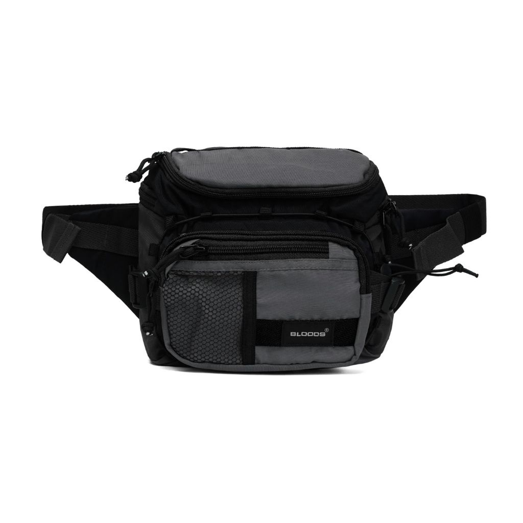 TAS SELEMPANG WAISTBAG BLOODS SIEGE GREY ORIGINAL NEW