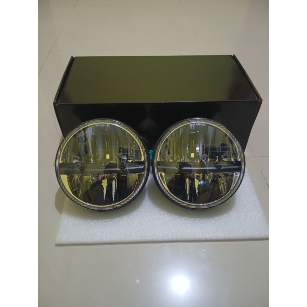 Headlamp LED Trucklite 7" Inch Mobil Jeep Jimny Katana, Hardtop, Rubicon Premium | Lampu Depan Led M