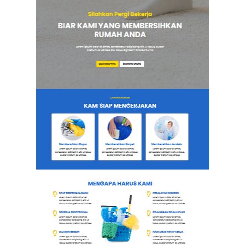 Template Landing Page Blogspot Responsive, Fast Loading & SEO Friendly