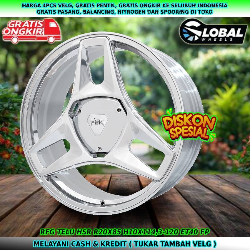 Velg hsr forged untuk mobil BMW| Discovery| Rangerover| Almaz| CX7| Mazda6| dll hsr rfg telu R20