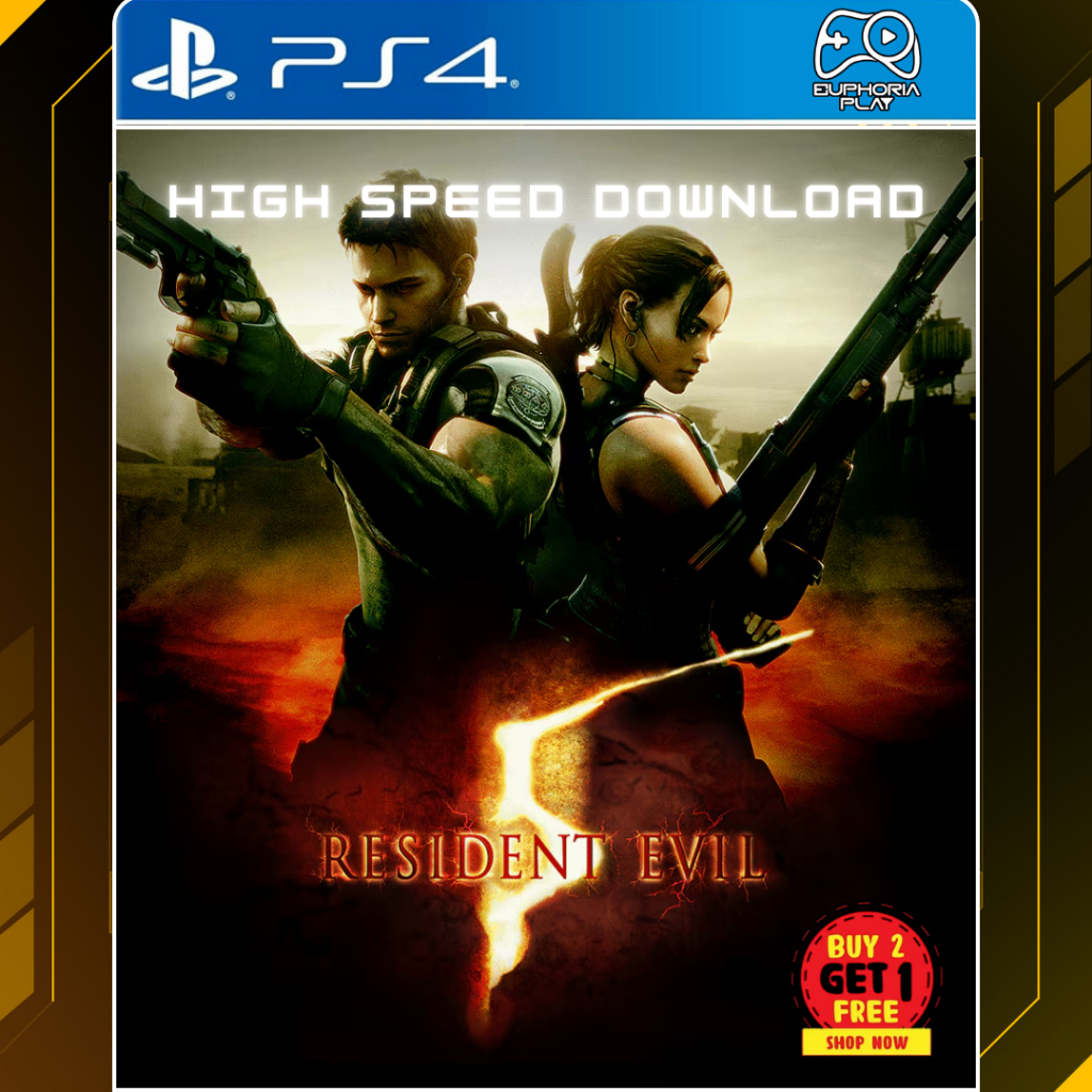 Resident Evil 5 – Game PS4 HEN Digital (Format PKG) | Full Version