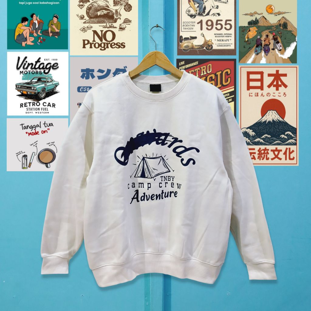CREWNECK / SWEATER UNISEX TBJ ADVENYURE CAMP CNP0005