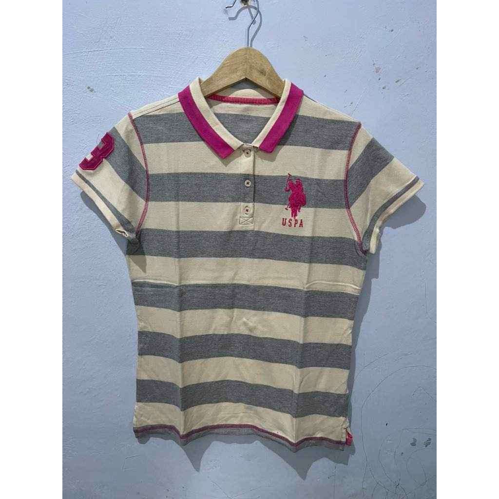Kaos Kerah Cewek US. Polo Assn. Original Second