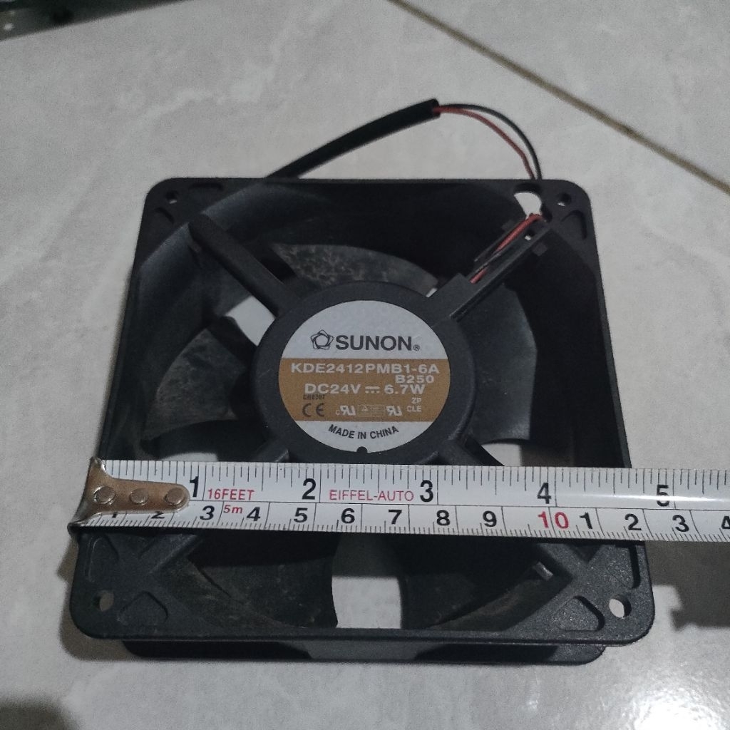 SUNON KIPAS FAN DC HIGH SPEED 24V 12X12cm 6.7W