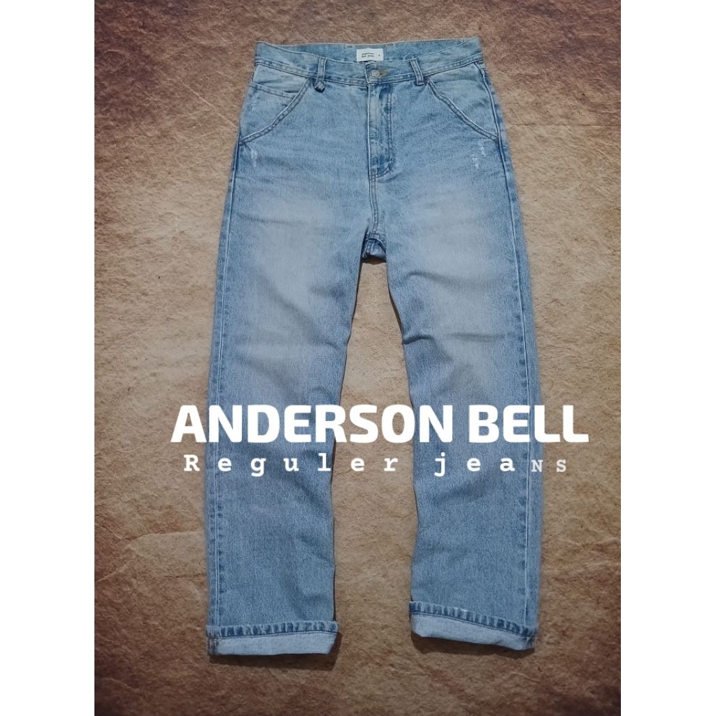 Celana jeans pria ANDERSON BELL model reguler bekas pakai